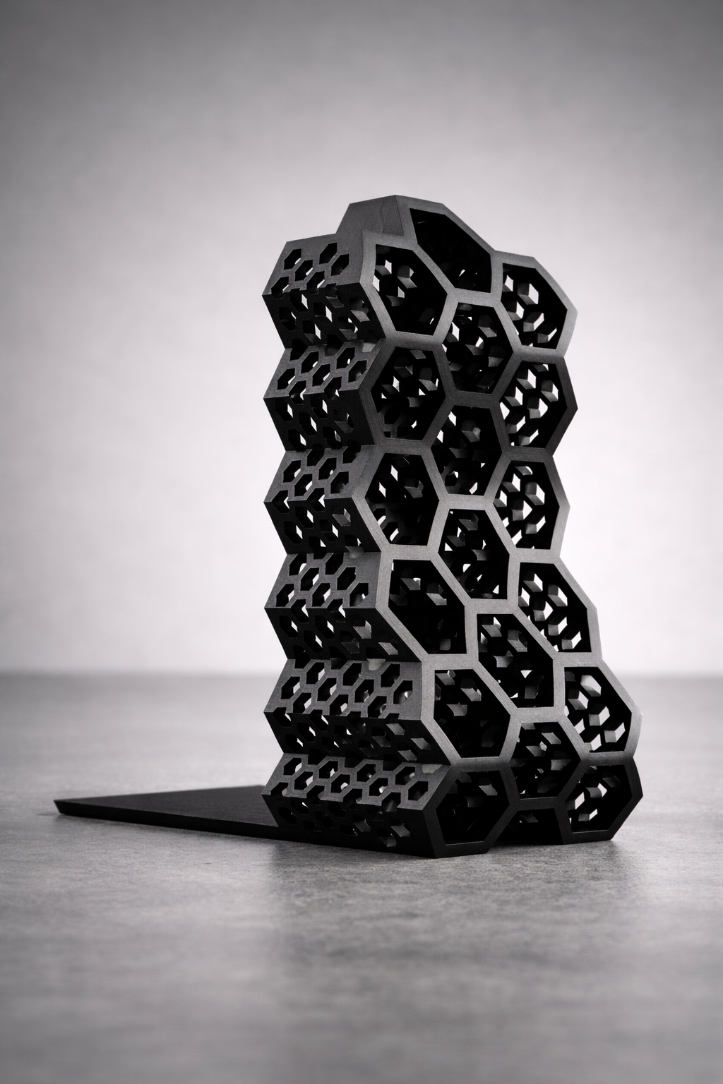 Hexagon Bookends